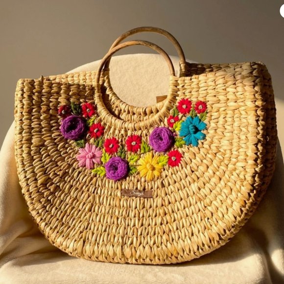 Beach Basket Tote - Picture 1 of 2